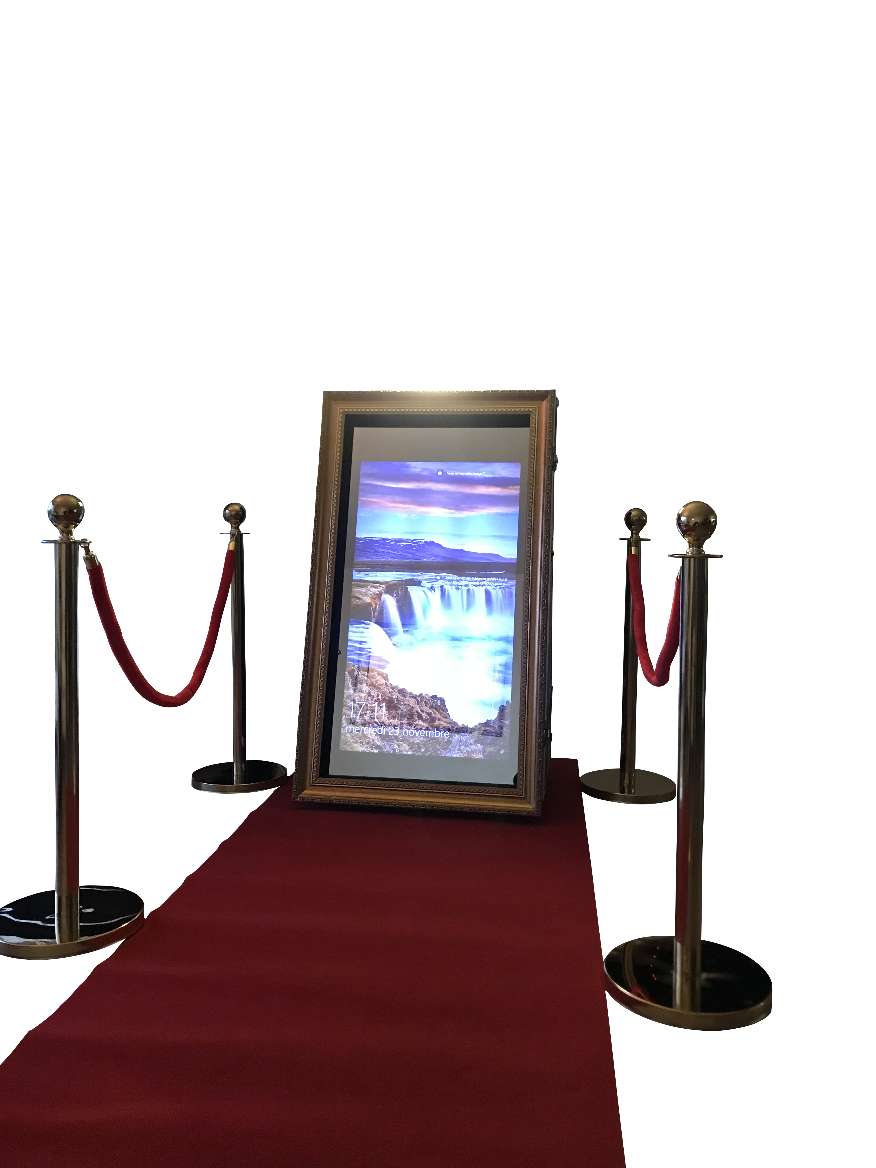 photo du photoboot miroir de Nice